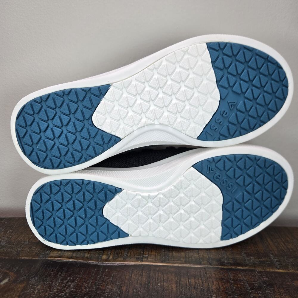 Vessi Black Knit Women's Sneakers with White Sole - Picture 9 of 11